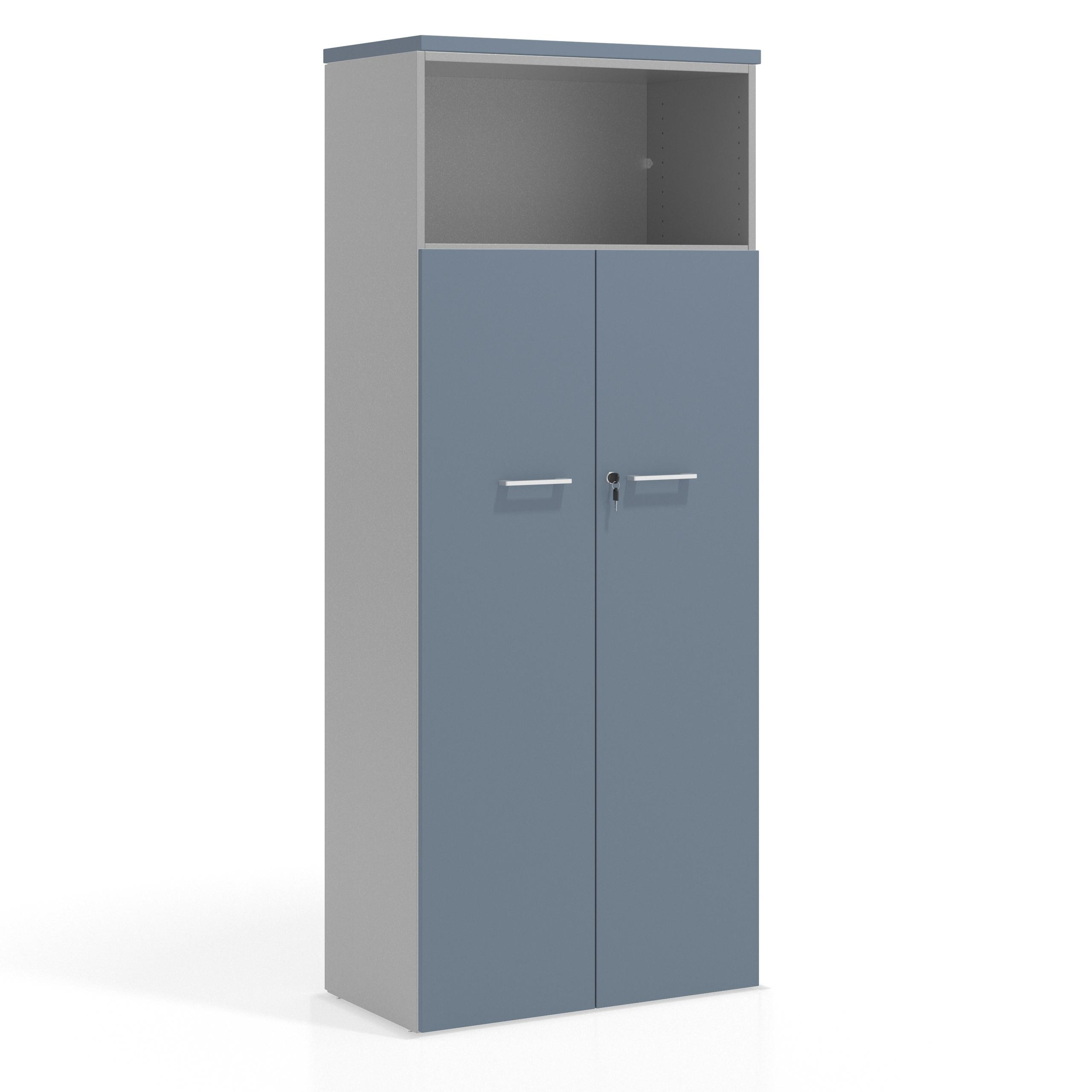armario de oficina azul talco colors puerta 4 alturas 1