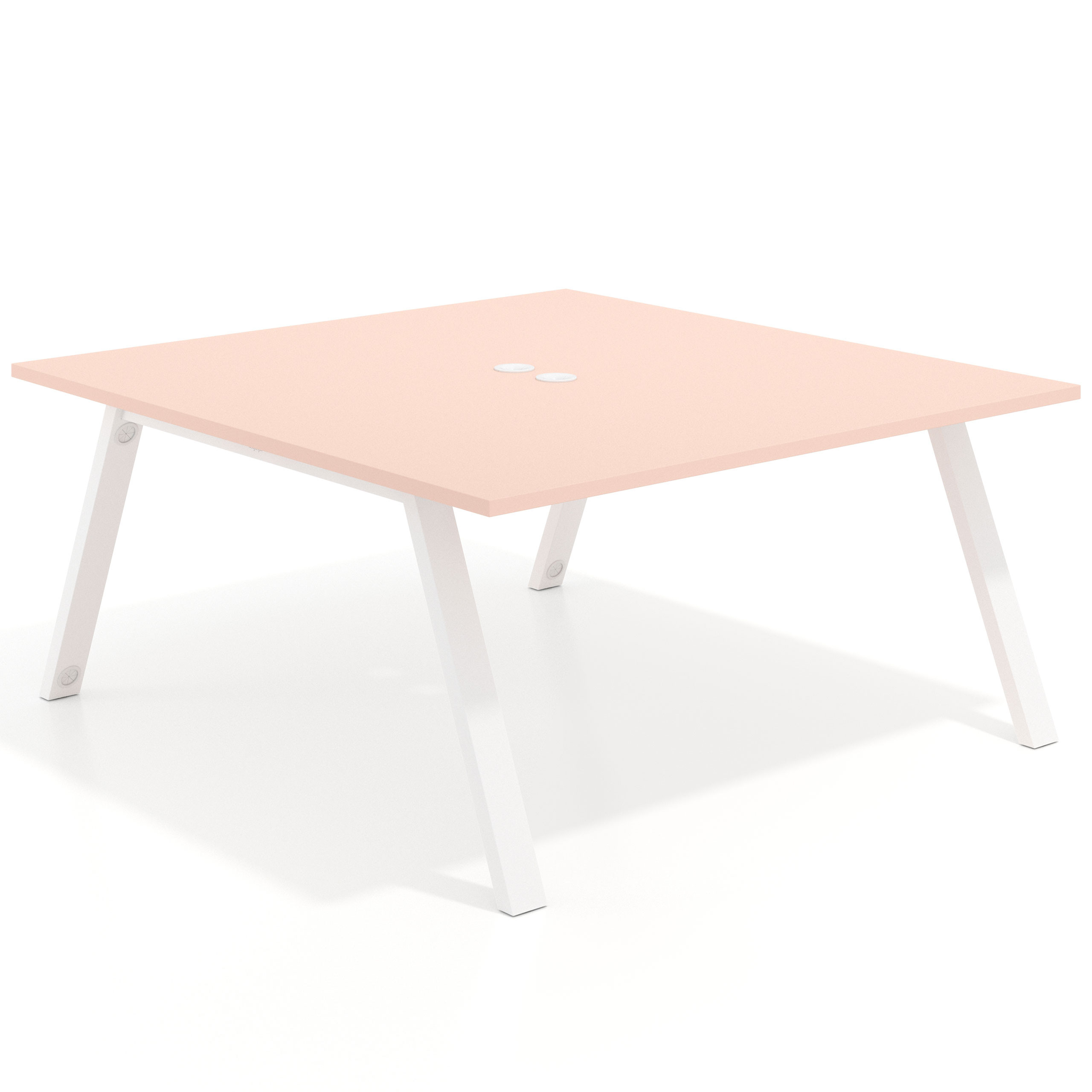 mesa multipuesto 120x166 rosa nube uvepro mesa coworking fondo 166cm recto 1