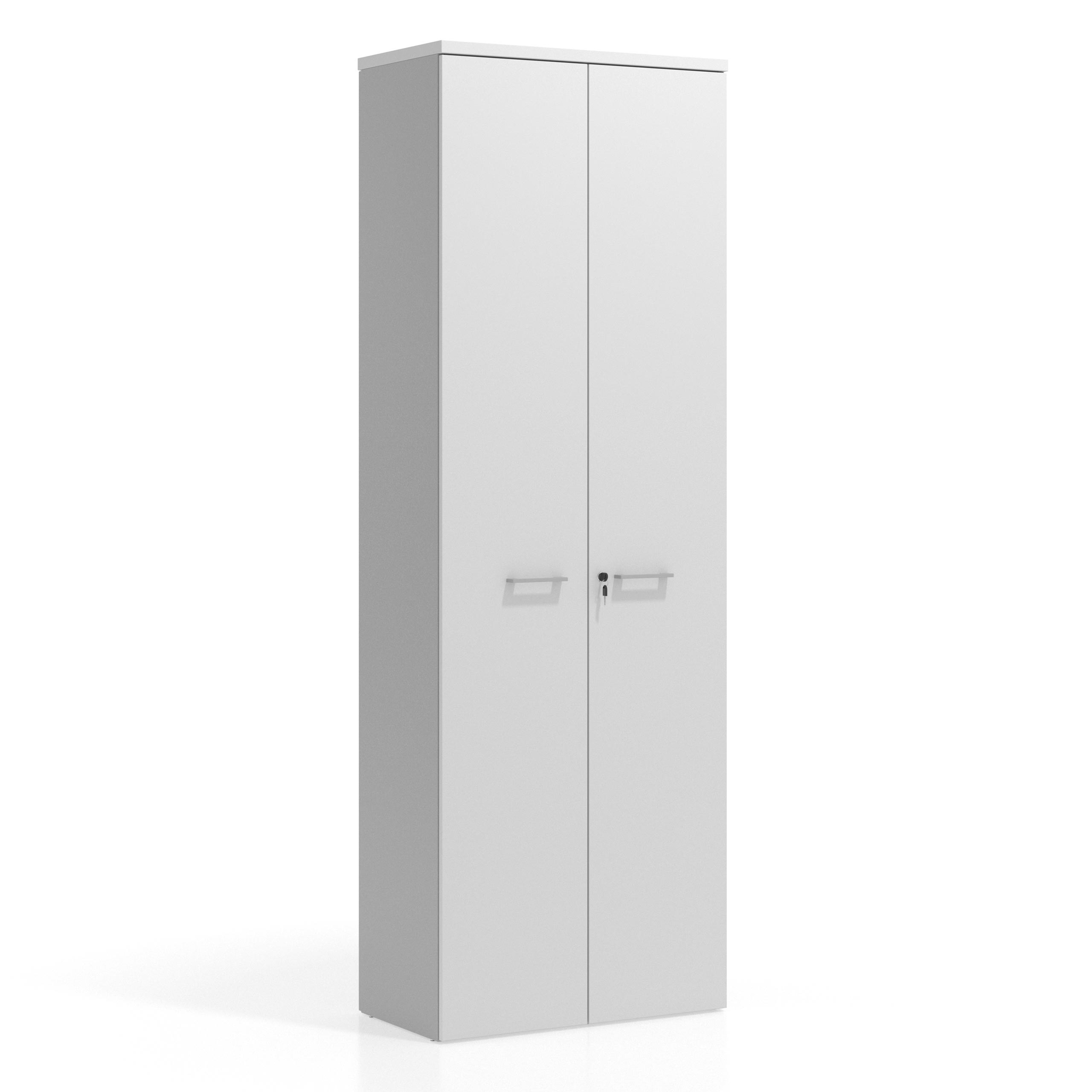 armario de oficina blanco mate basic puerta alta 1