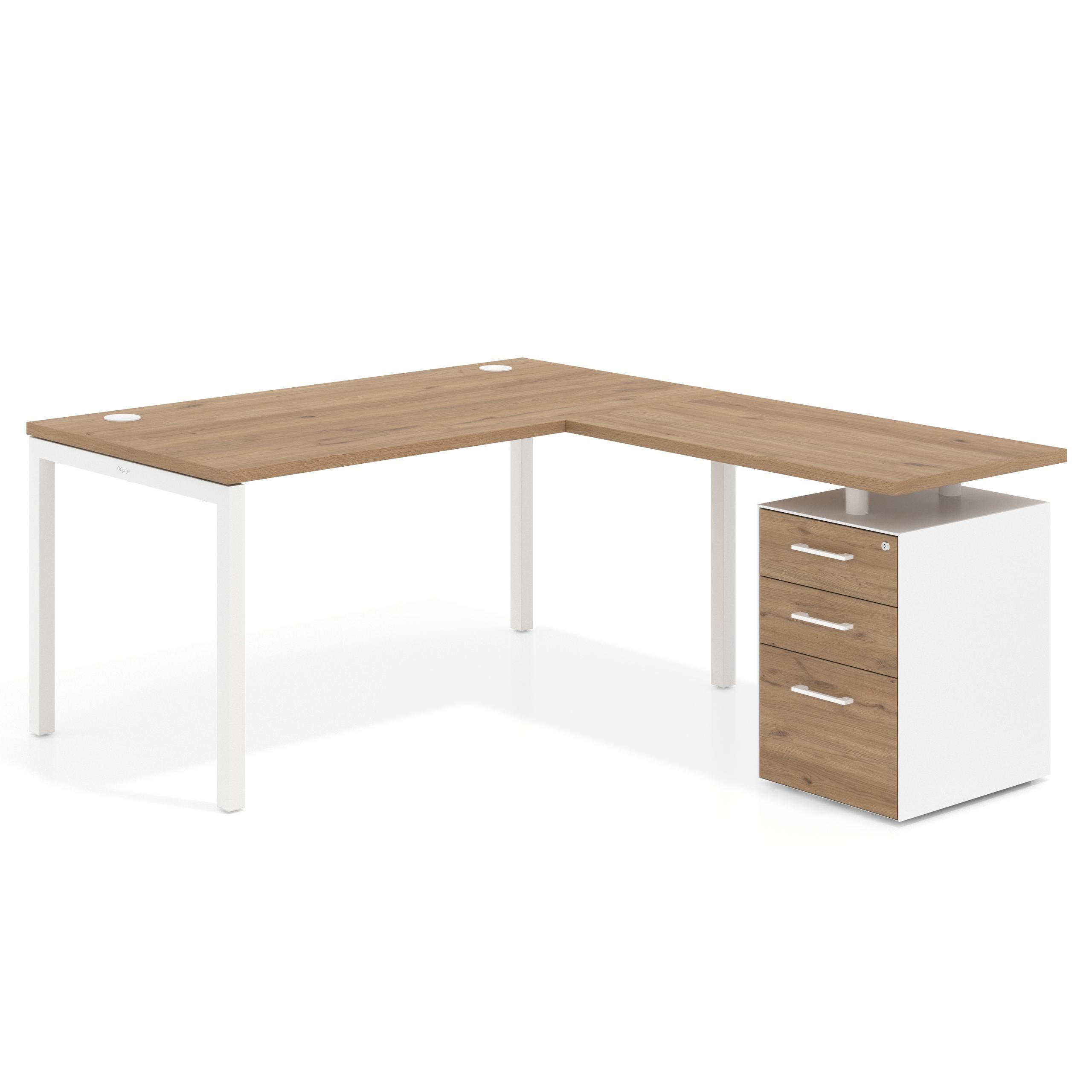 mesa en l 160x200 naturale kube mesa en l fondo 100 frontales melamina recto 1