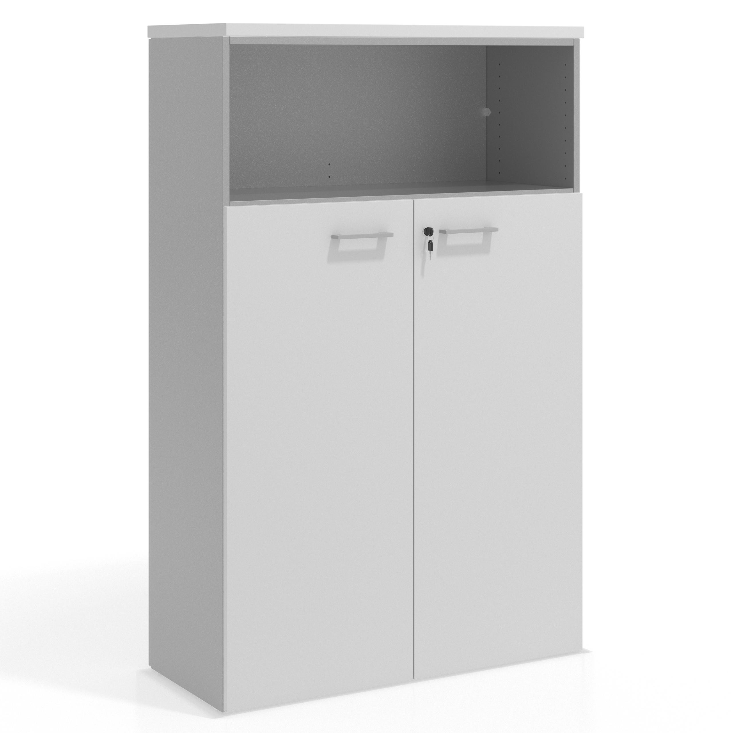 armario de oficina blanco mate colors puerta mediana puertas 3h 1