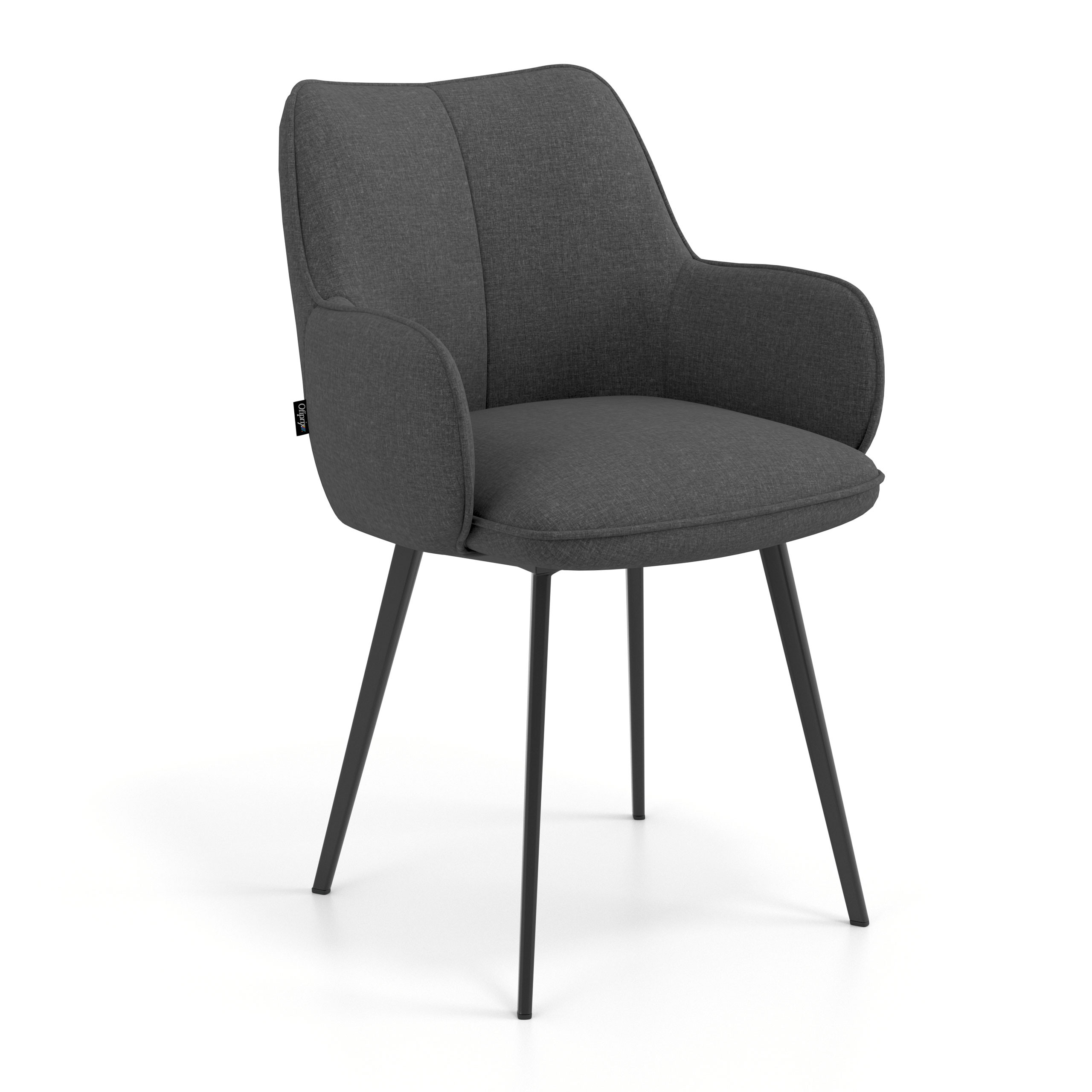 silla confidente antracita gala 4 patas 1
