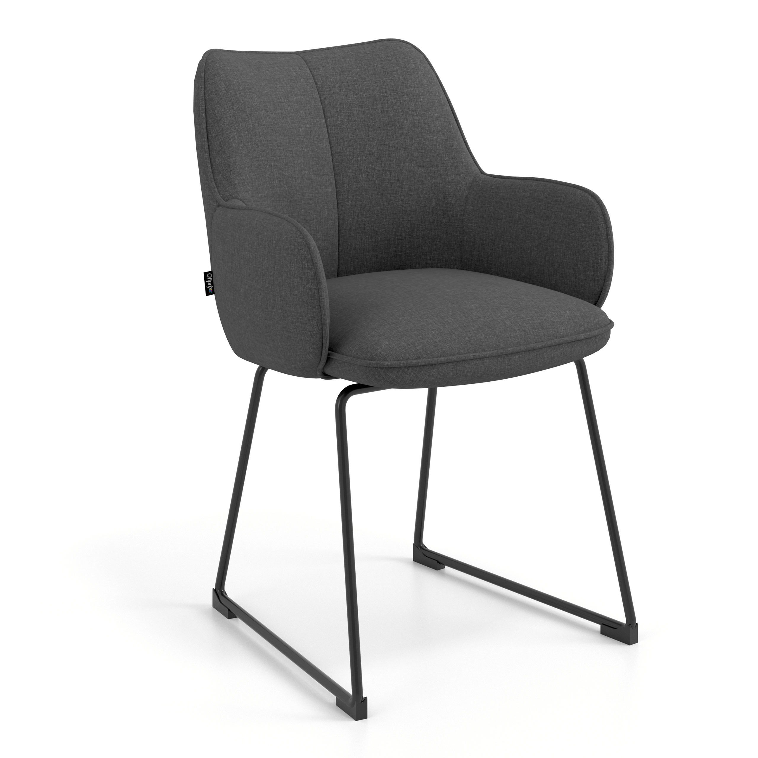 silla confidente antracita gala patin 1