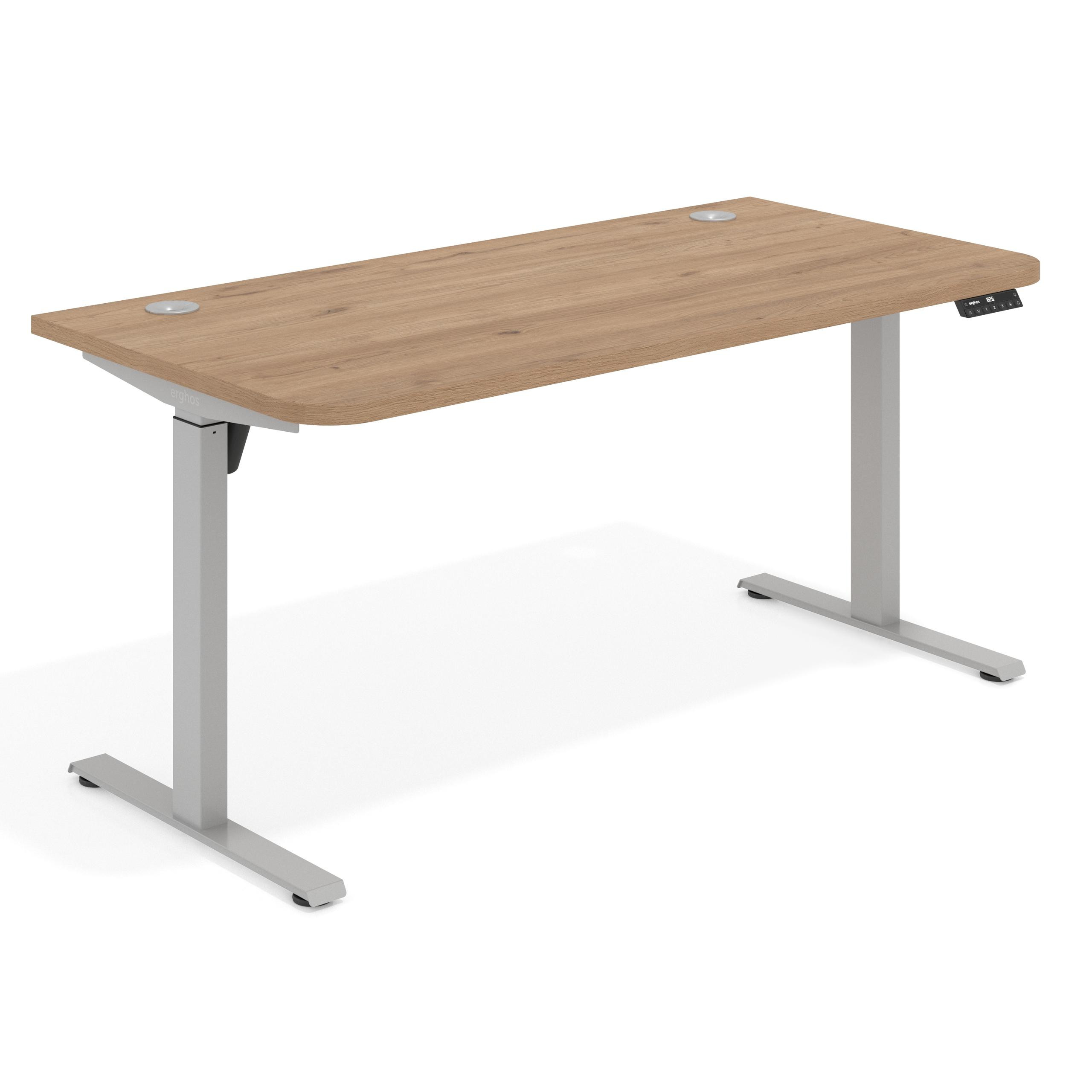 escritorio elevable 120x80 naturale erghos motion 2 cantos curvos 1