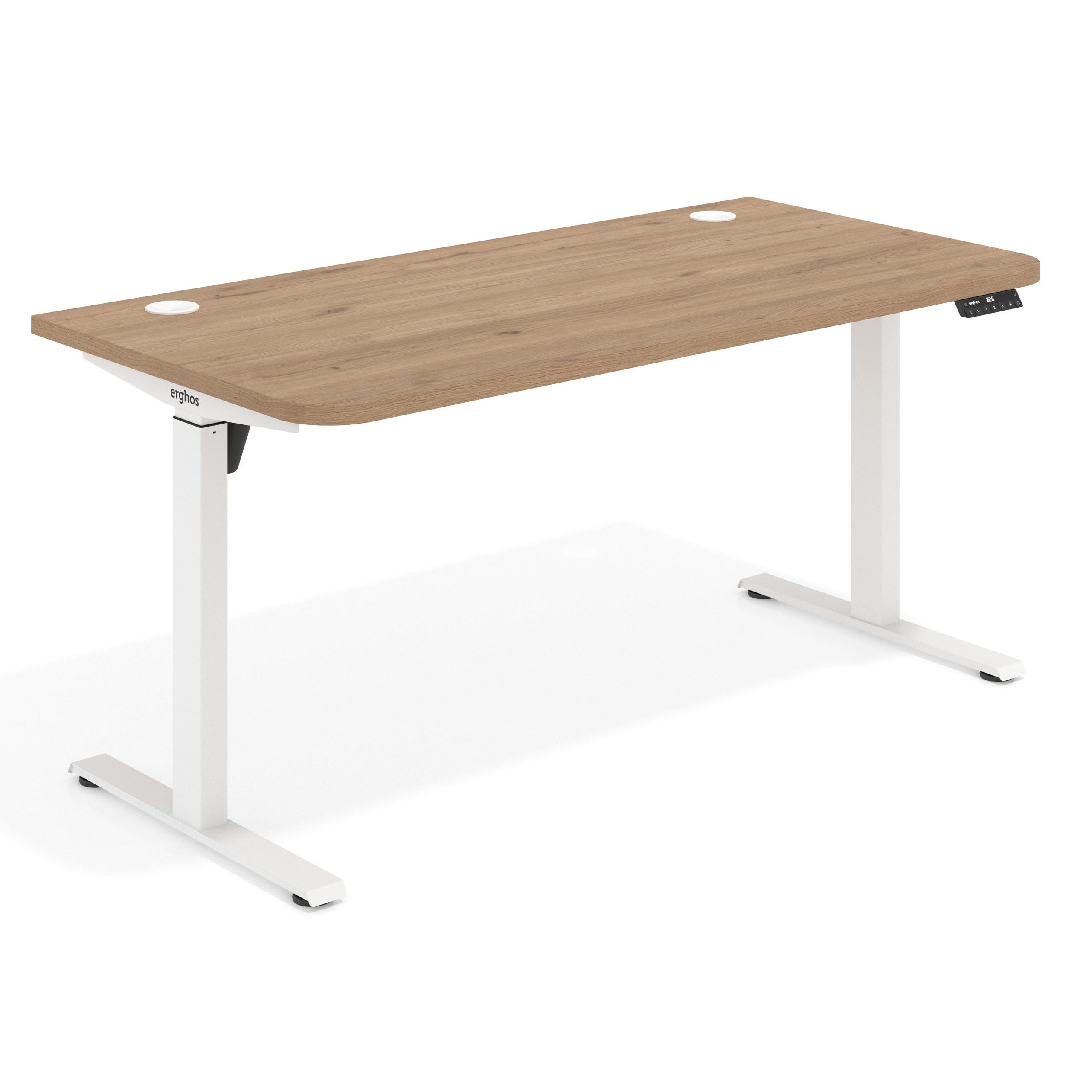 escritorio elevable 120x80 naturale erghos motion 2 cantos curvos 1