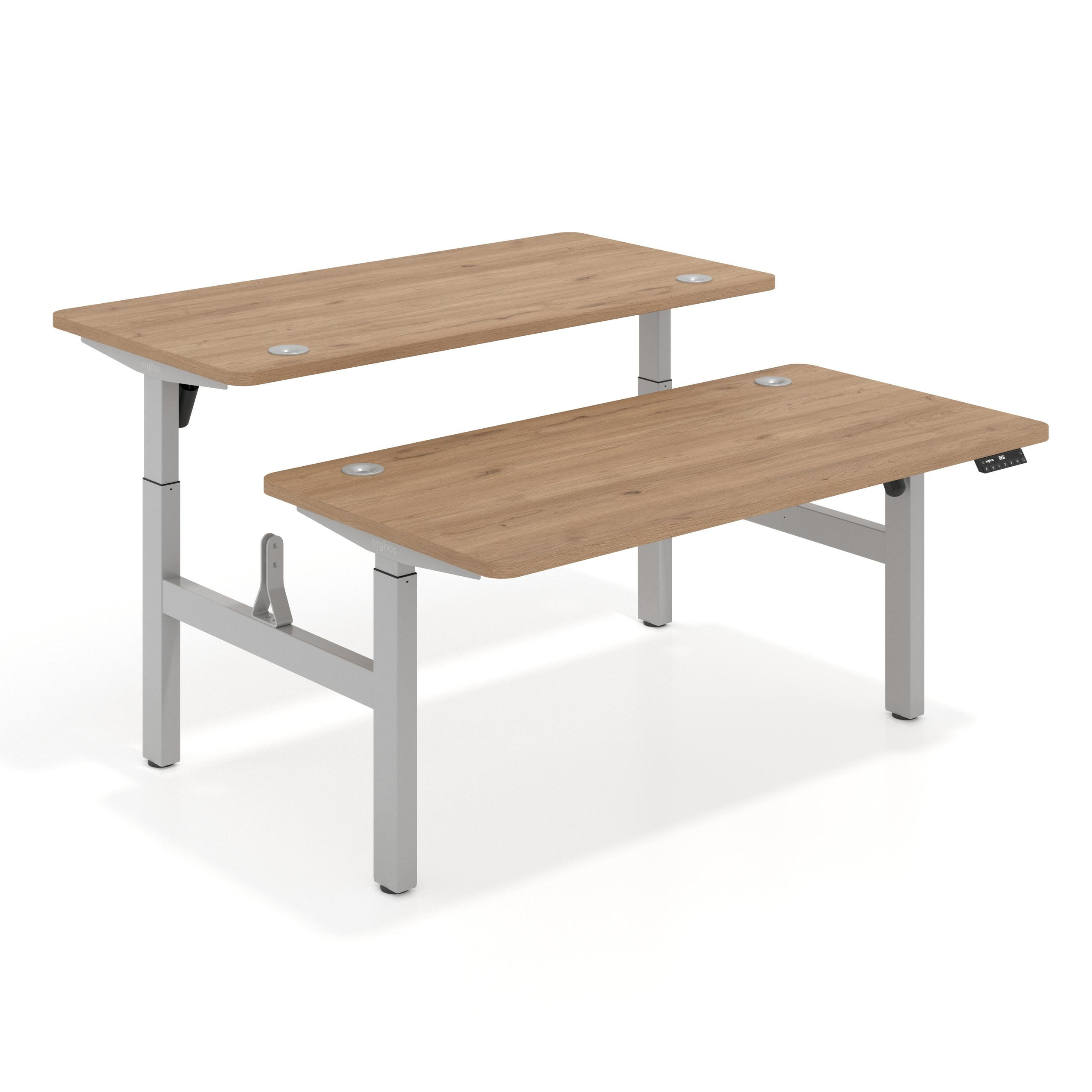 escritorio elevable 120x166 naturale erghos motion 4 cantos curvos 1