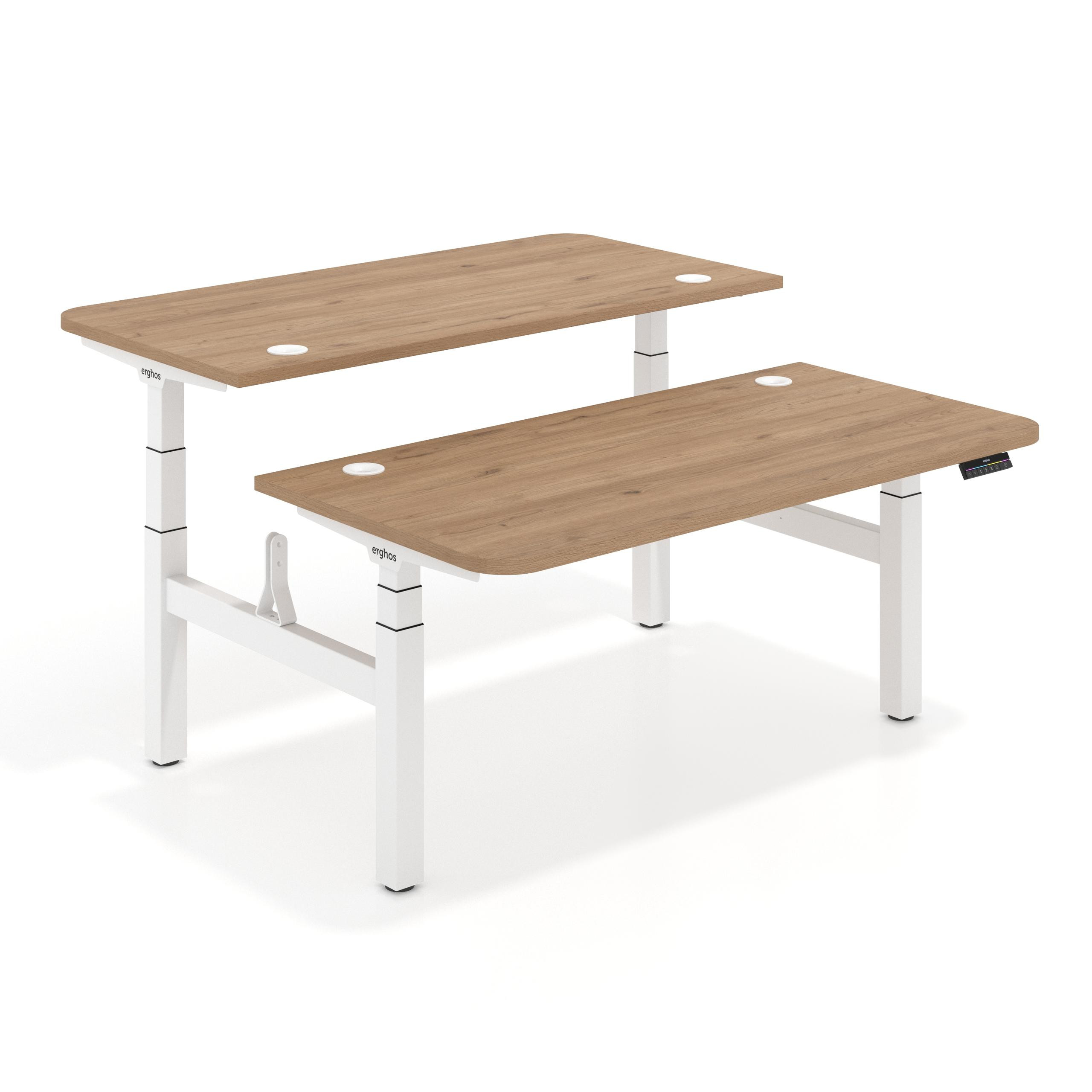 escritorio elevable 120x166 naturale erghos motion pro 2 cantos curvos 1