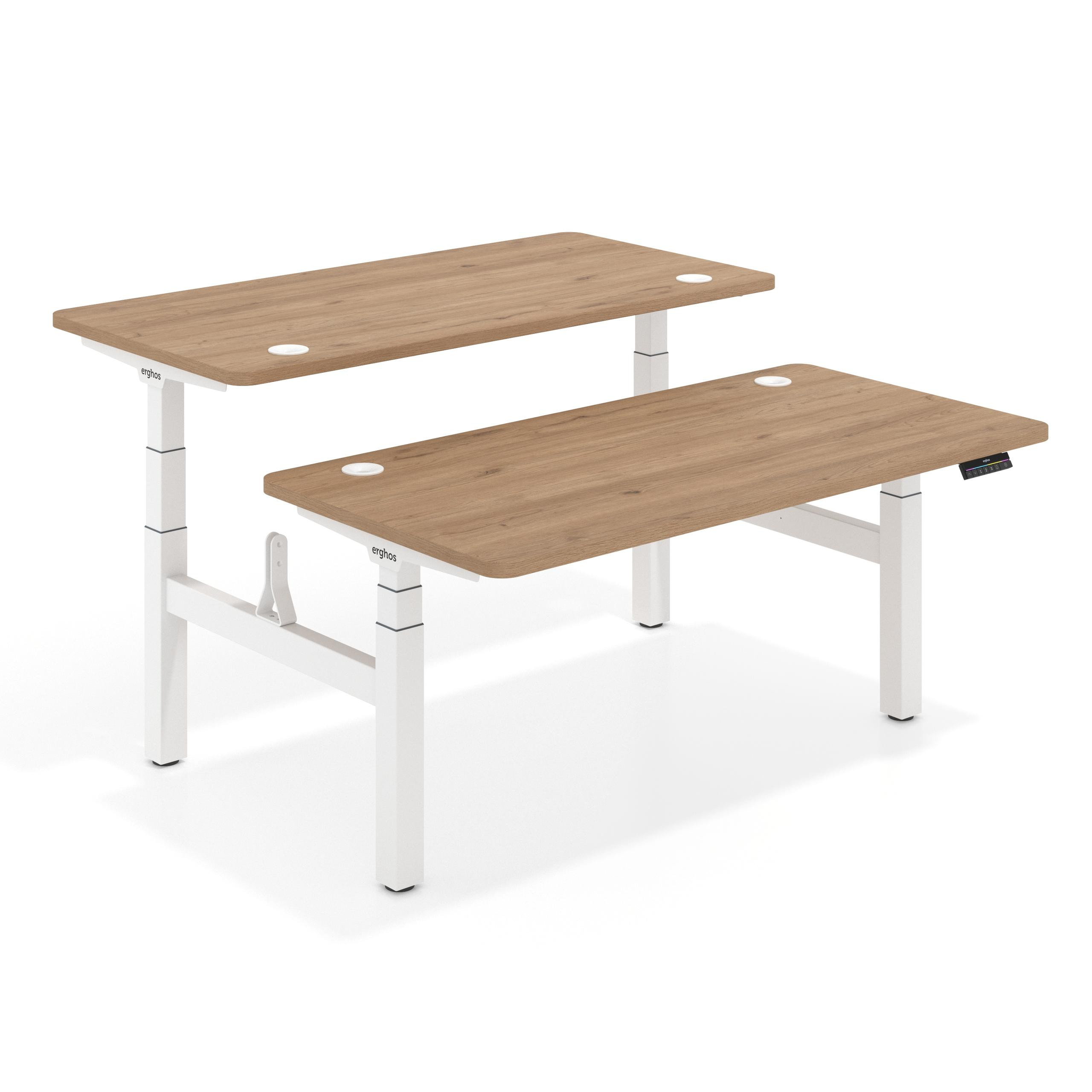 escritorio elevable 120x166 naturale erghos motion pro 4 cantos curvos 1