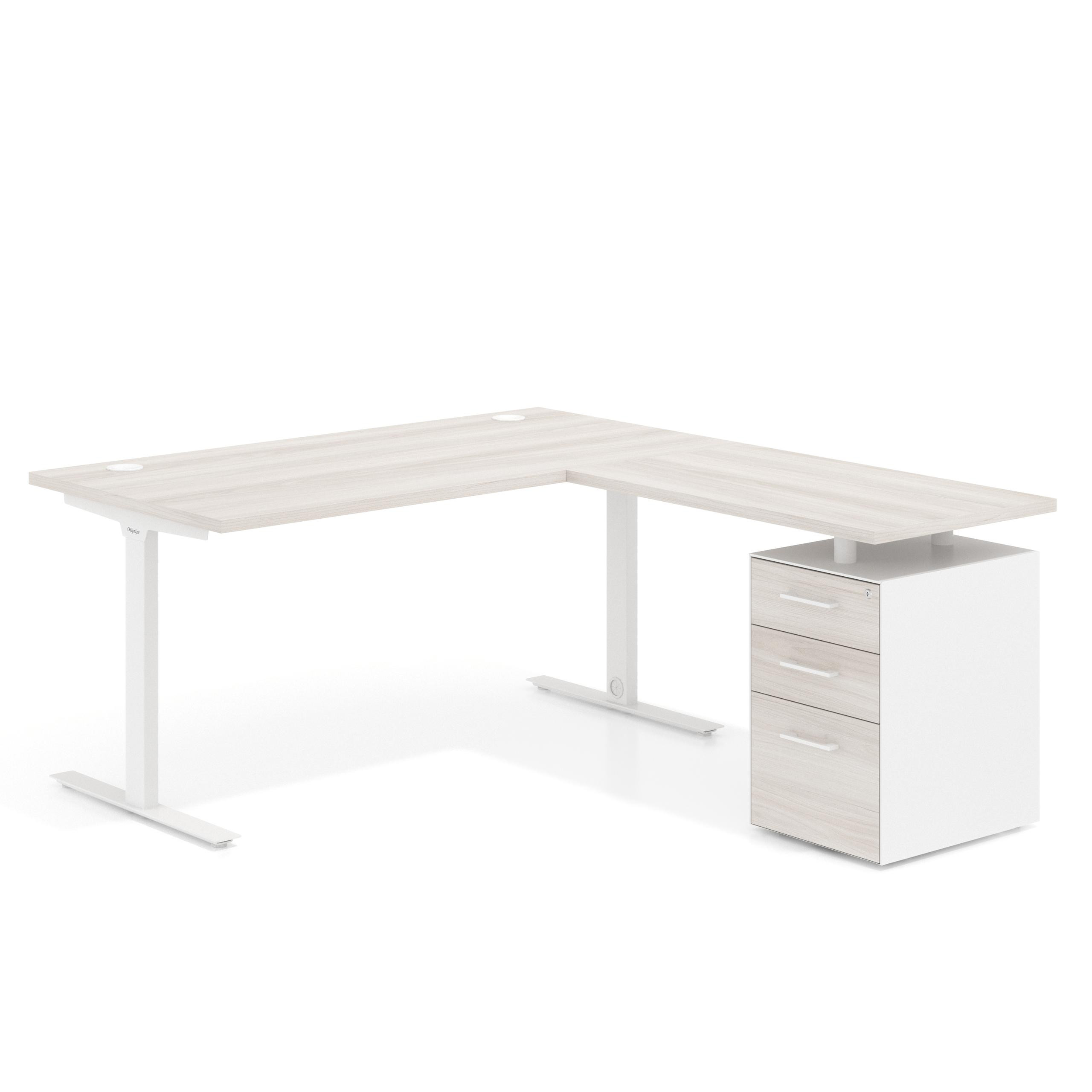 mesa en l 120x180 california task mesa con ala pedestal melamina 1