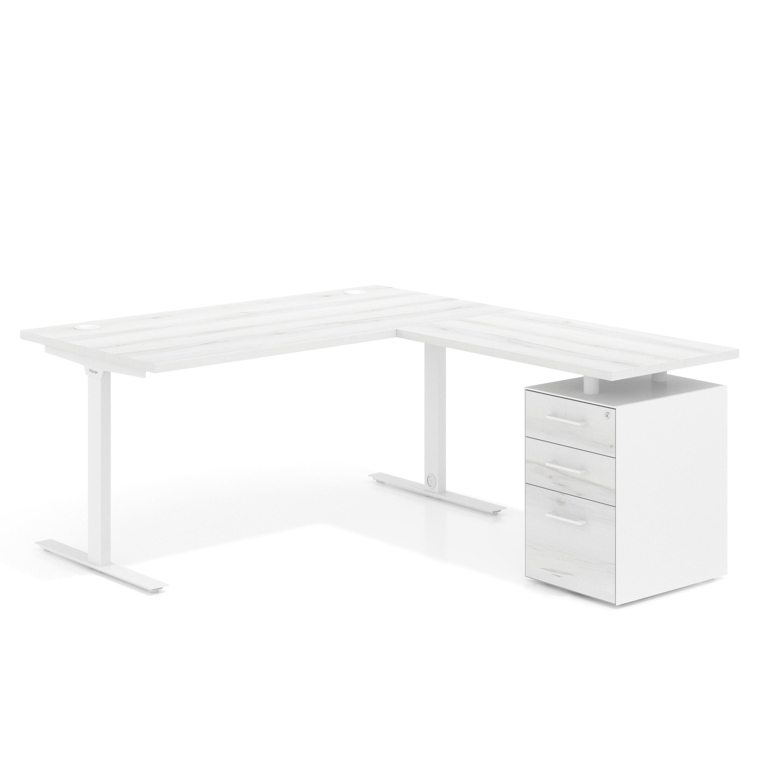 mesa en l 120x180 albo task mesa con ala pedestal melamina 1