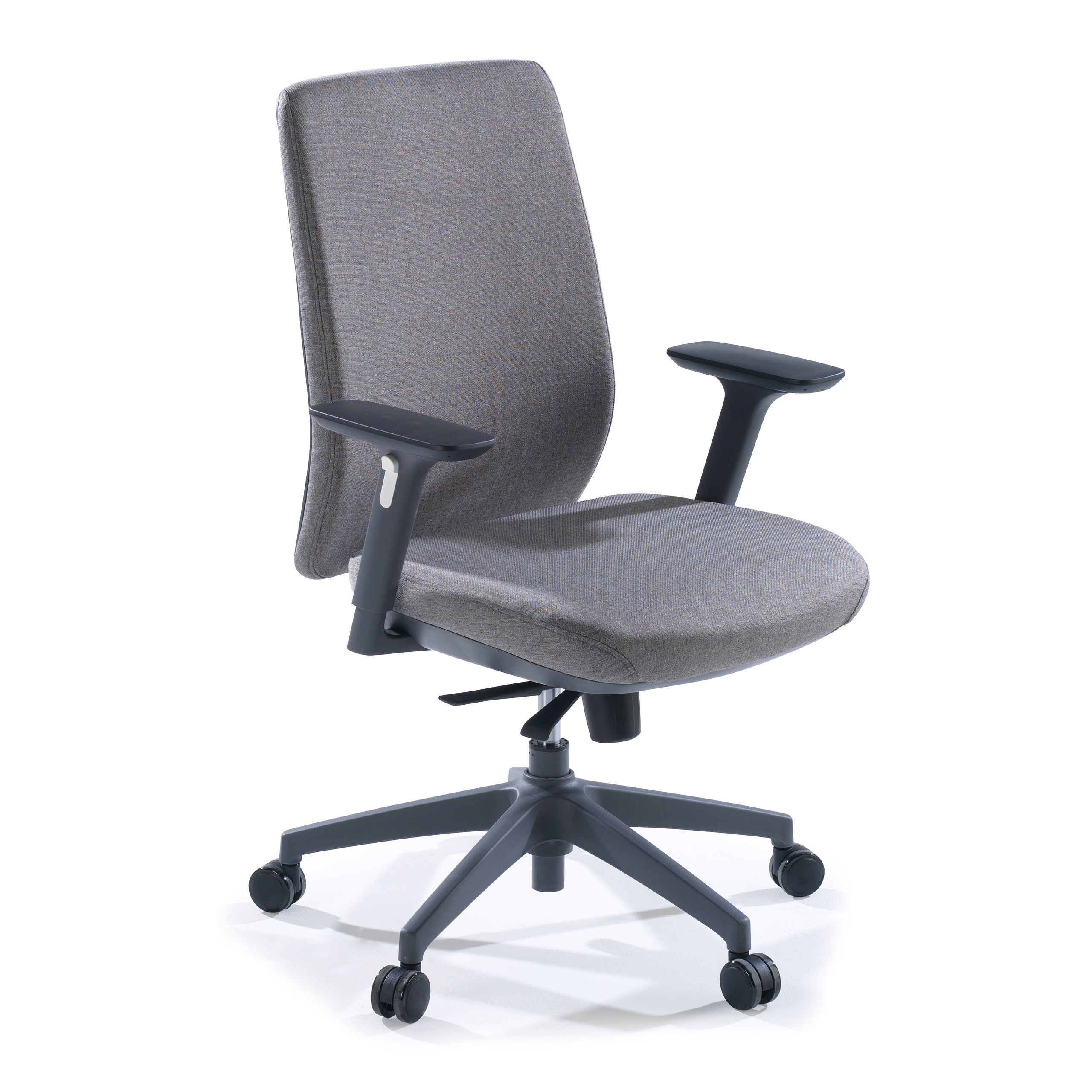 silla giratoria gris wind tapizada tejido tela 1