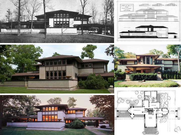 willits house Frank Lloyd Wright