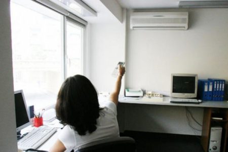 aire acondicionado en oficinas