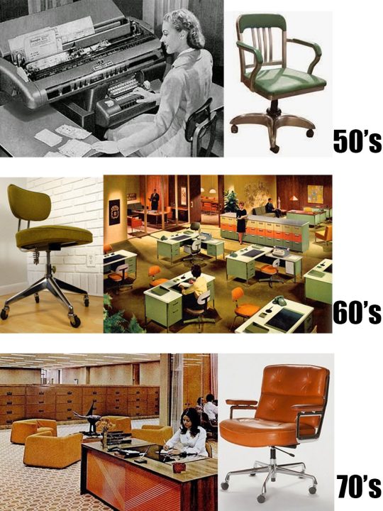 sillas de oficina vintage