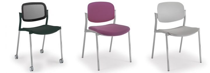 sillas con reposabrazos click