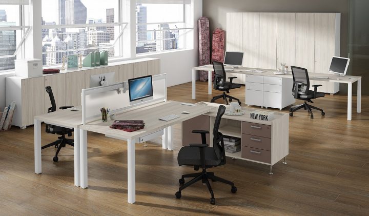 oficina más espaciosa muebles de oficina